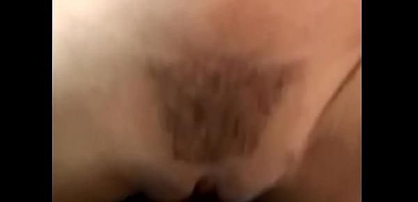  Lovely young blonde with great ass and breasts sucks dick pov style